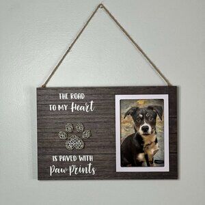 String Art 4x6 Paw Print Pet Picture Frame